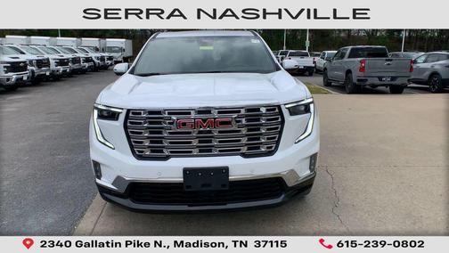 Summit White 2024 GMC Acadia Denali