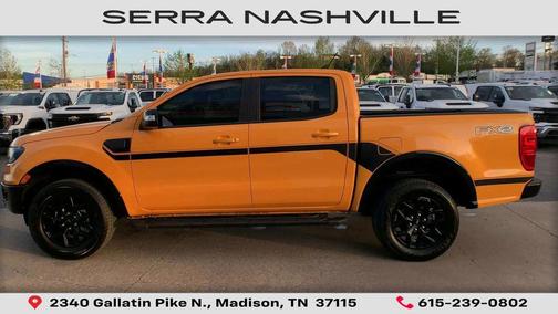 CYBER ORANGE 2022 Ford Ranger LARIAT