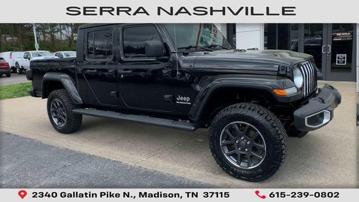 Black Clearcoat 2020 Jeep Gladiator Overland