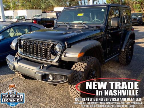 Black Clearcoat 2025 Jeep Wrangler Willys