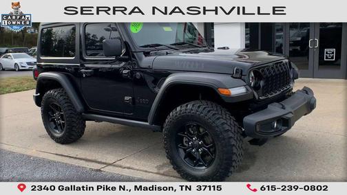 Black Clearcoat 2025 Jeep Wrangler Willys