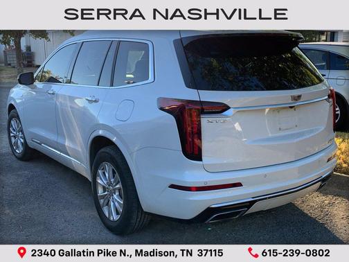 Crystal White Tricoat 2024 Cadillac XT6 Luxury FWD