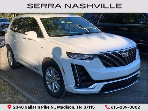 Crystal White Tricoat 2024 Cadillac XT6 Luxury FWD