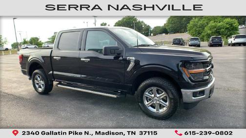 AGATE BLACK METALLIC 2025 Ford F-150 XLT