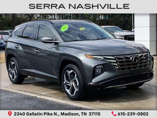 Amazon Gray 2023 Hyundai TUCSON Limited