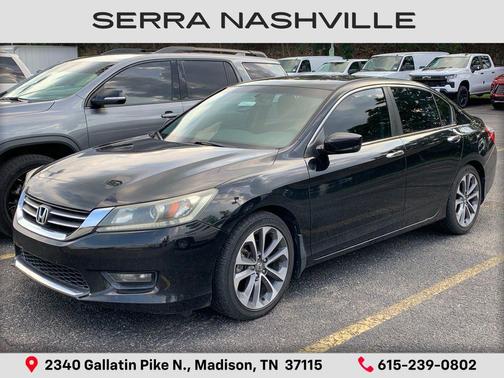 Black 2014 Honda Accord Sport