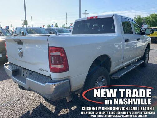Bright White Clearcoat 2019 RAM 3500 Tradesman Crew Cab 4x4 6'4' Box