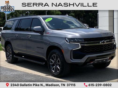 Satin Steel Metallic 2022 Chevrolet Suburban 4WD Z71