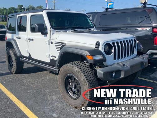Bright White Clearcoat 2023 Jeep Wrangler Sport S