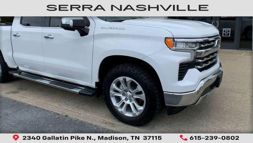 Summit White 2022 Chevrolet Silverado 1500 LTZ