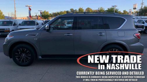 Gun Metallic 2019 Nissan Armada Platinum