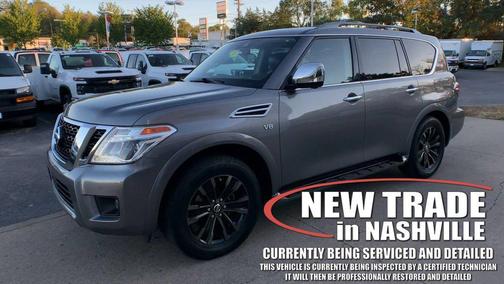 Gun Metallic 2019 Nissan Armada Platinum