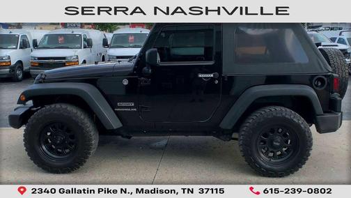 Black Clearcoat 2015 Jeep Wrangler Sport