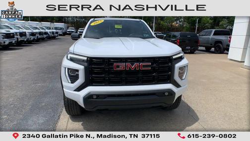 Summit White 2023 GMC Canyon Elevation