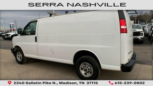 Summit White 2022 GMC Savana 3500 RWD 3500 Regular Wheelbase Work Van