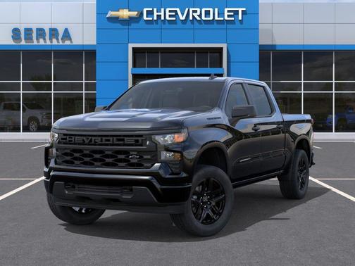 Black 2026 Chevrolet Silverado 1500 Custom