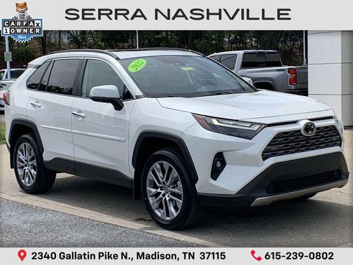 Blizzard Pearl 2022 Toyota RAV4 Limited