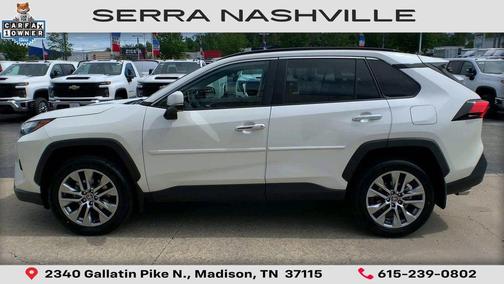 Blizzard Pearl 2022 Toyota RAV4 Limited