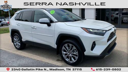 Blizzard Pearl 2022 Toyota RAV4 Limited