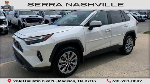 Blizzard Pearl 2022 Toyota RAV4 Limited