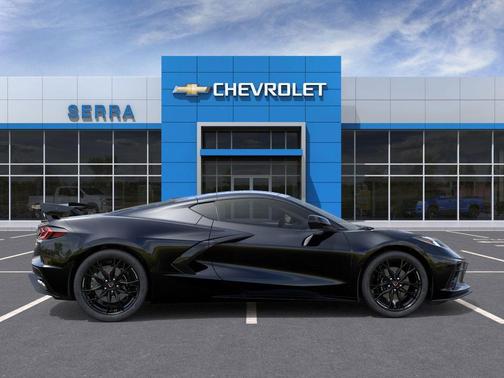 Black 2026 Chevrolet Corvette Stingray w/1LT