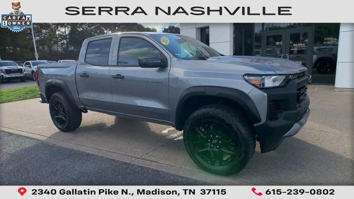 Sterling Gray Metallic 2025 Chevrolet Colorado Trail Boss