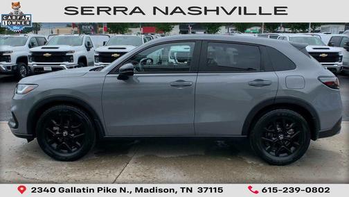 Urban Gray Pearl 2024 Honda HR-V Sport