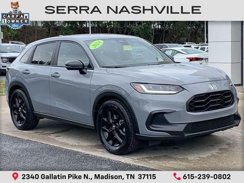 Urban Gray Pearl 2024 Honda HR-V Sport