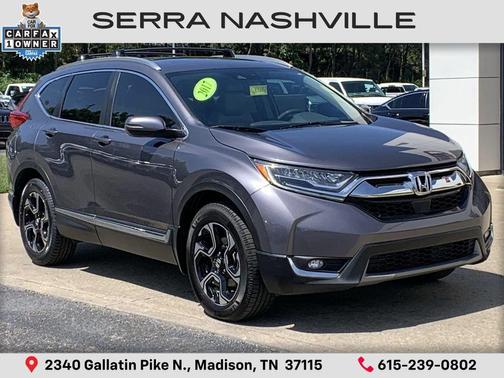 Gray 2017 Honda CR-V Touring