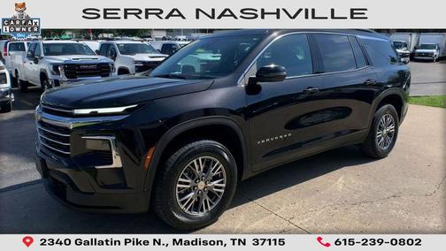 Mosaic Black Metallic 2025 Chevrolet Traverse LT
