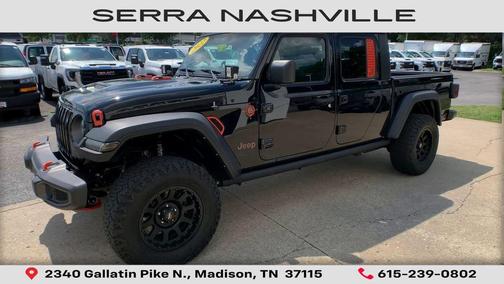 Black Clearcoat 2022 Jeep Gladiator Mojave