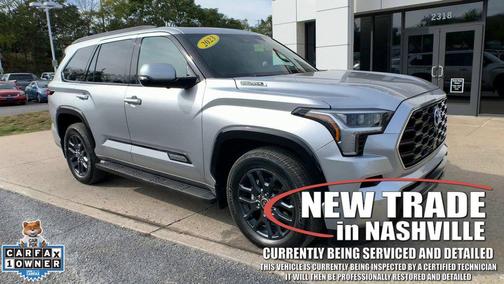 Celestial Silver Metallic 2023 Toyota Sequoia Platinum