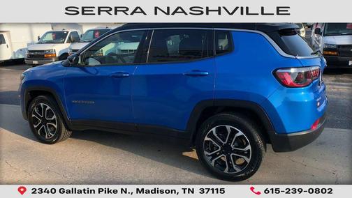 Hydro Blue Pearlcoat 2024 Jeep Compass Limited