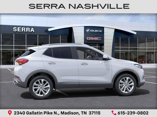 White Frost Tricoat 2023 Buick Encore GX Essence
