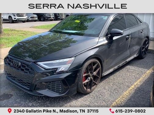 Mythos Black Metallic 2023 Audi S3 Premium Plus TFSI quattro S tronic