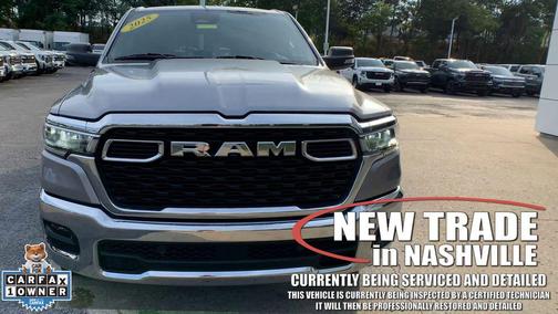 Billet Silver Metallic Clearcoat 2025 RAM 1500 Big Horn/Lone Star