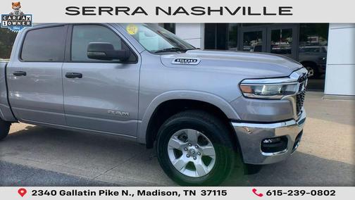 Billet Silver Metallic Clearcoat 2025 RAM 1500 Big Horn/Lone Star
