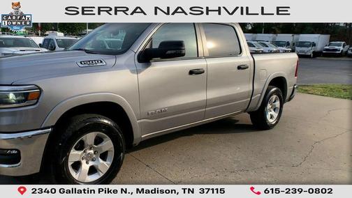 Billet Silver Metallic Clearcoat 2025 RAM 1500 Big Horn/Lone Star