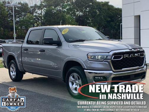 Billet Silver Metallic Clearcoat 2025 RAM 1500 Big Horn/Lone Star