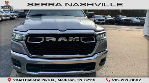 Billet Silver Metallic Clearcoat 2025 RAM 1500 Big Horn/Lone Star