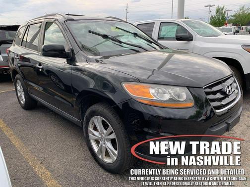 Phantom Black Metallic 2010 Hyundai SANTA FE Limited