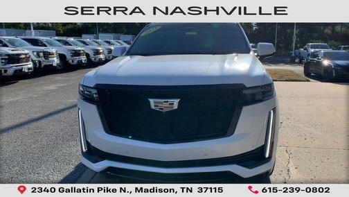 Crystal White Tricoat 2021 Cadillac Escalade Sport