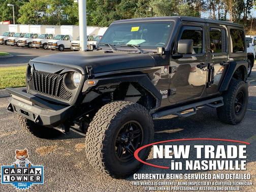 Granite Crystal Metallic Clearcoat 2018 Jeep Wrangler Unlimited Sport