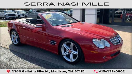 Red 2006 Mercedes-Benz SL-Class SL 500