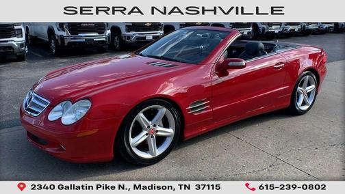 Red 2006 Mercedes-Benz SL-Class SL 500