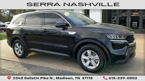 Ebony Black 2023 Kia Sorento LX