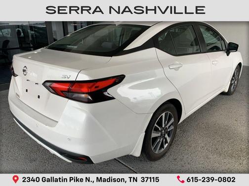 Aspen White TriCoat Pearl 2021 Nissan Versa 1.6 SV