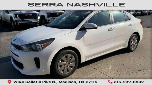 Clear White 2019 Kia Rio S
