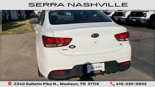 Clear White 2019 Kia Rio S