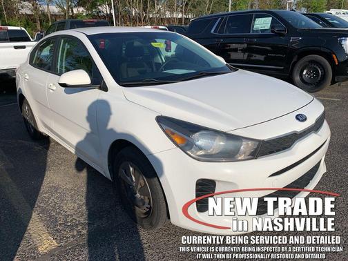 Clear White 2019 Kia Rio S